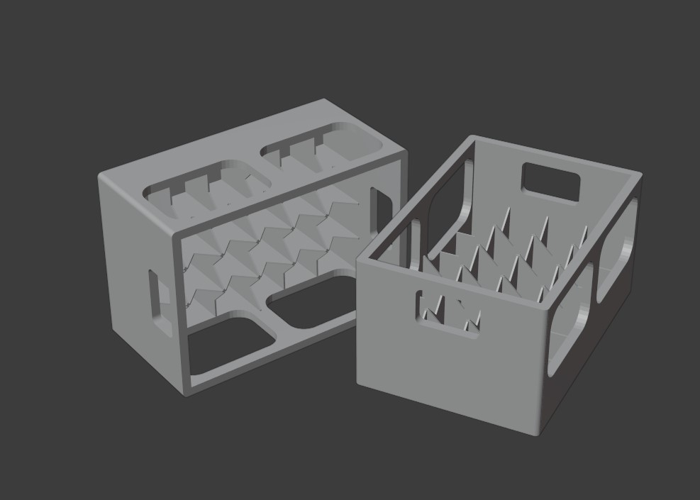 Bottles crate (4pc) - Click Image to Close