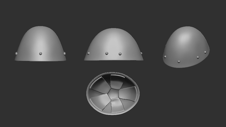 Czechoslovak helmet vz.32 - detail (10pc)