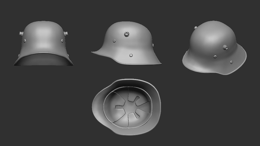 German helmet M16 - detail (10pc)
