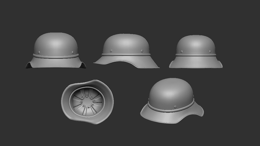 German Luftschutz "Gladiator" helmet M38 (10pc) - Click Image to Close