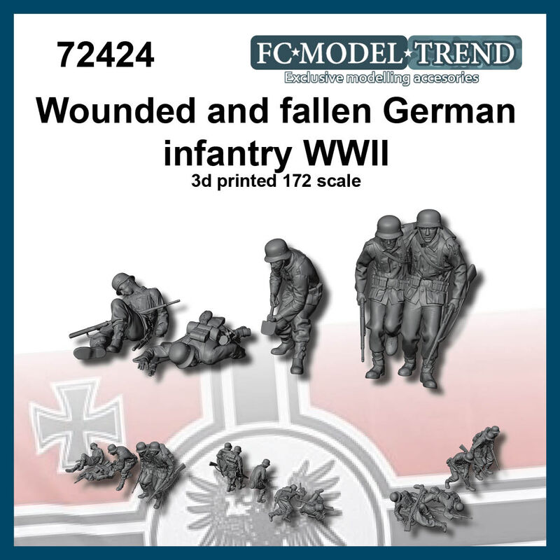 WW2 German soldiers - fallen/wounded - Click Image to Close