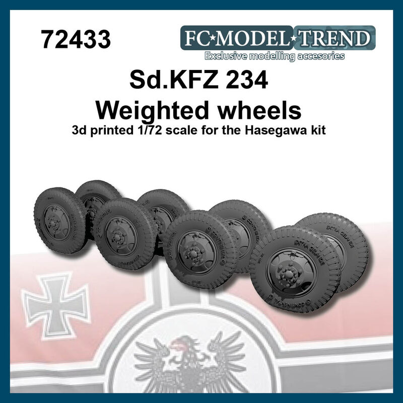 Sd.Kfz.234 weighted wheels (HAS)