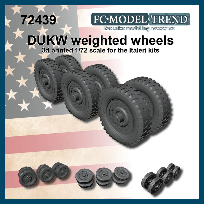DUKW weighted wheels
