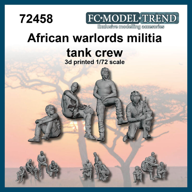 African warlords militia - set 2