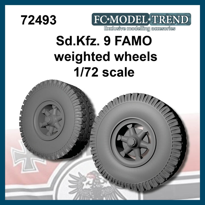 Sd.Kfz.9 Famo weighted wheels - Click Image to Close