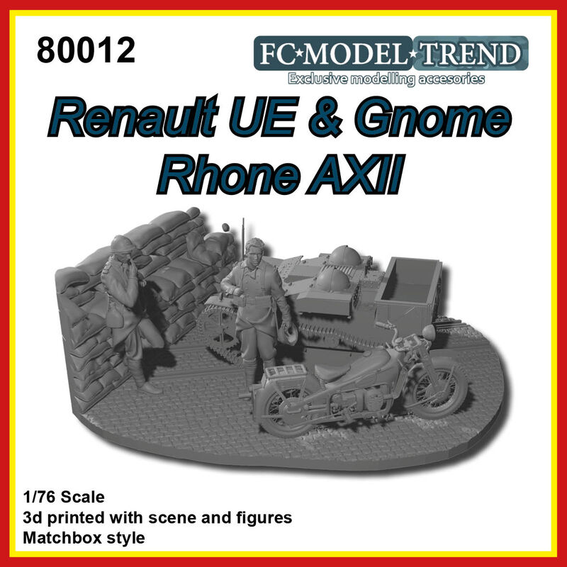 Renault UE diorama - Click Image to Close