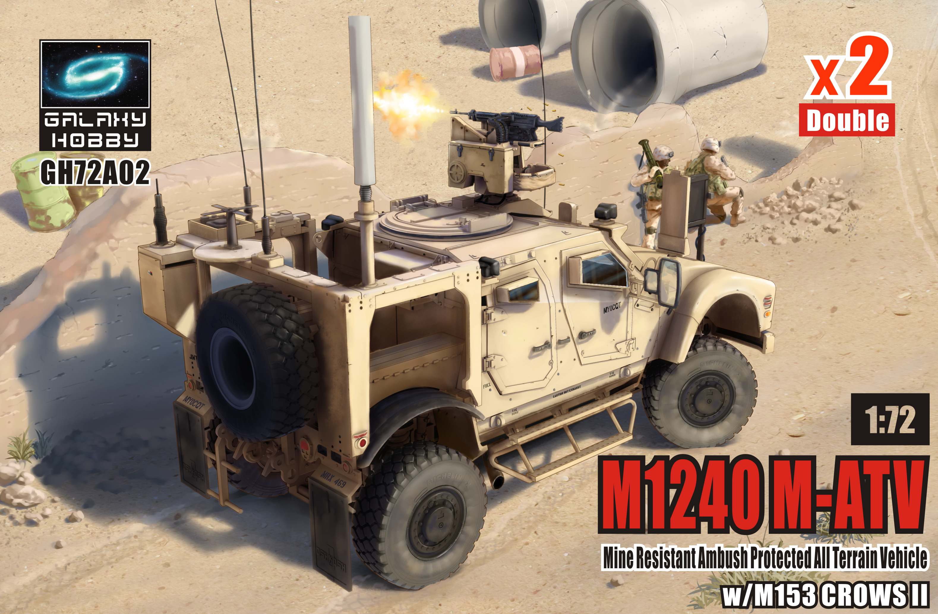 M1240 M-ATV with XM153 Crows II Rws (2 kits)