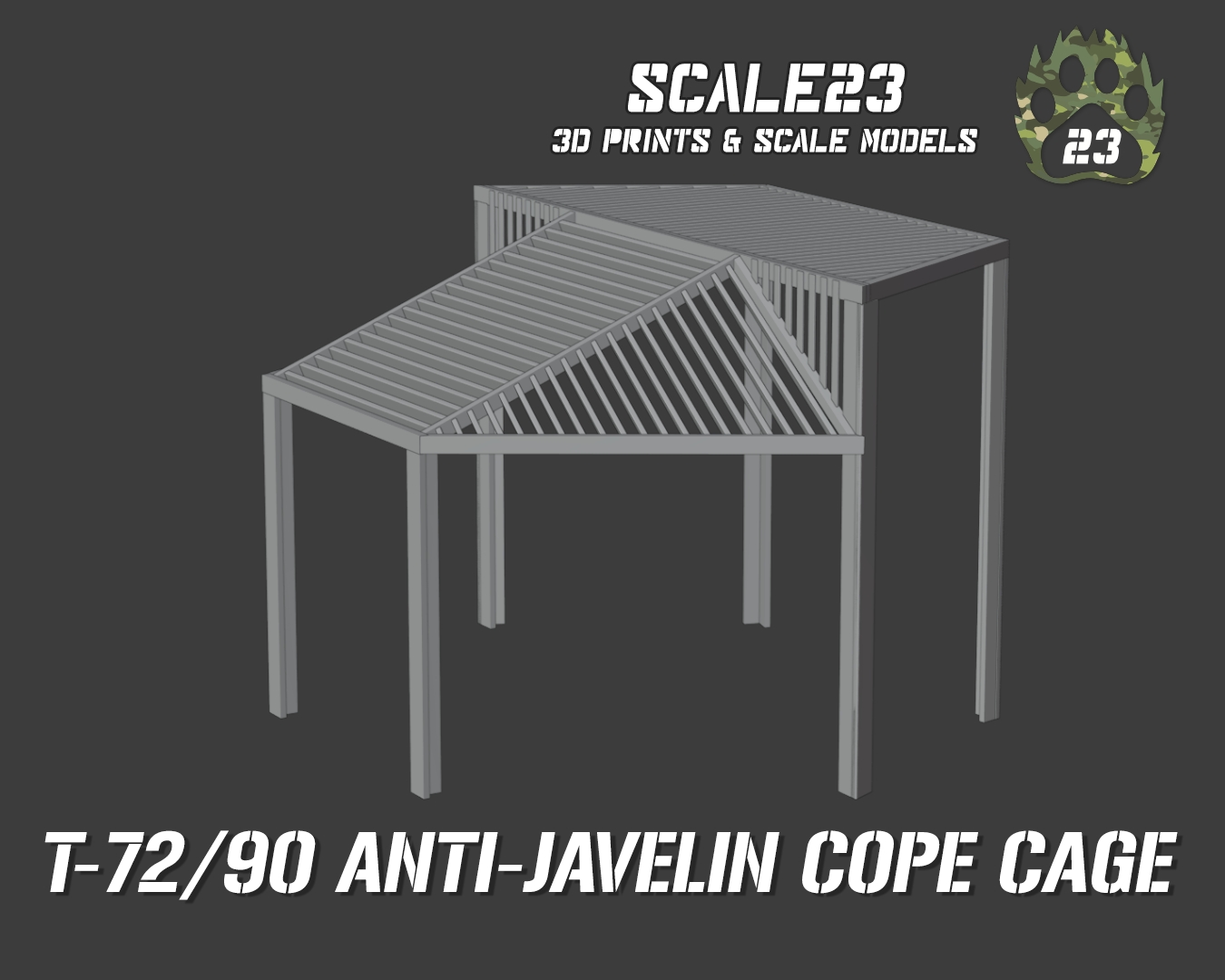 Anti-Javelin Cope Cage for T-72/80/90