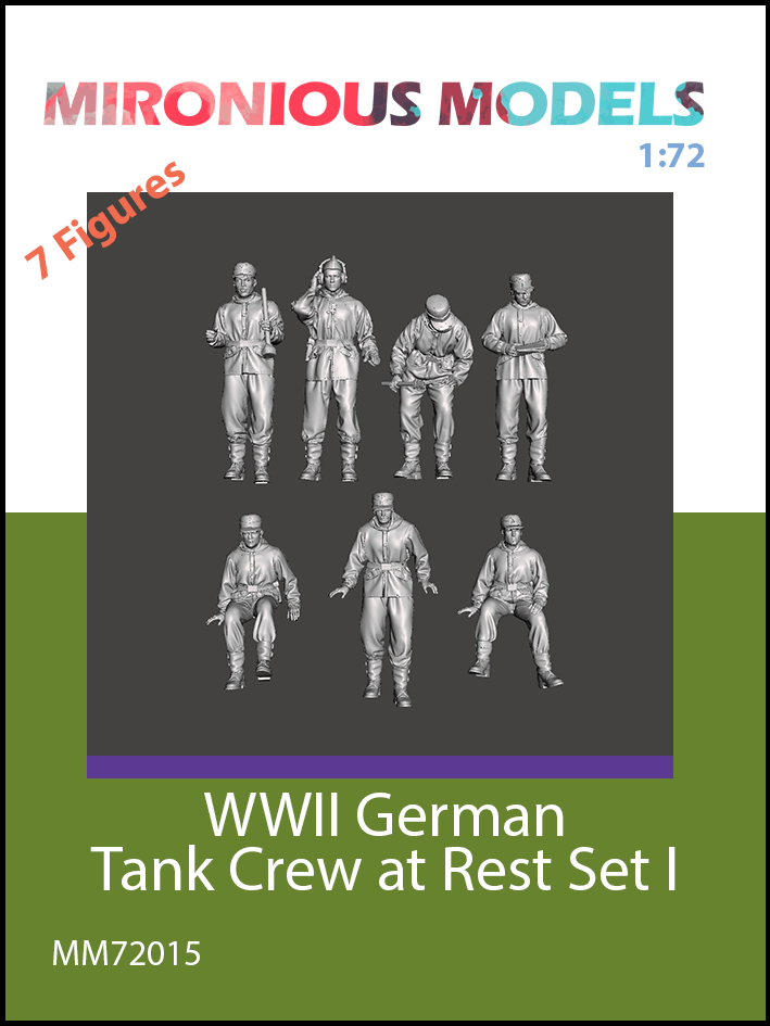 WW2 German Tank Crew in Winter Uniform - set 2
