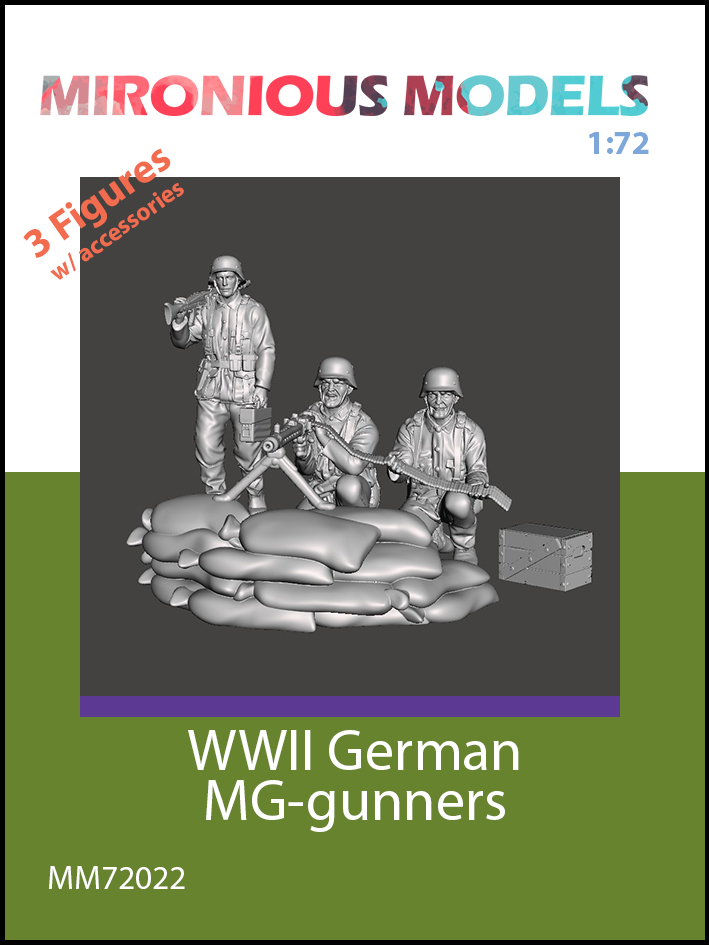 WW2 German MG42 team - set 1