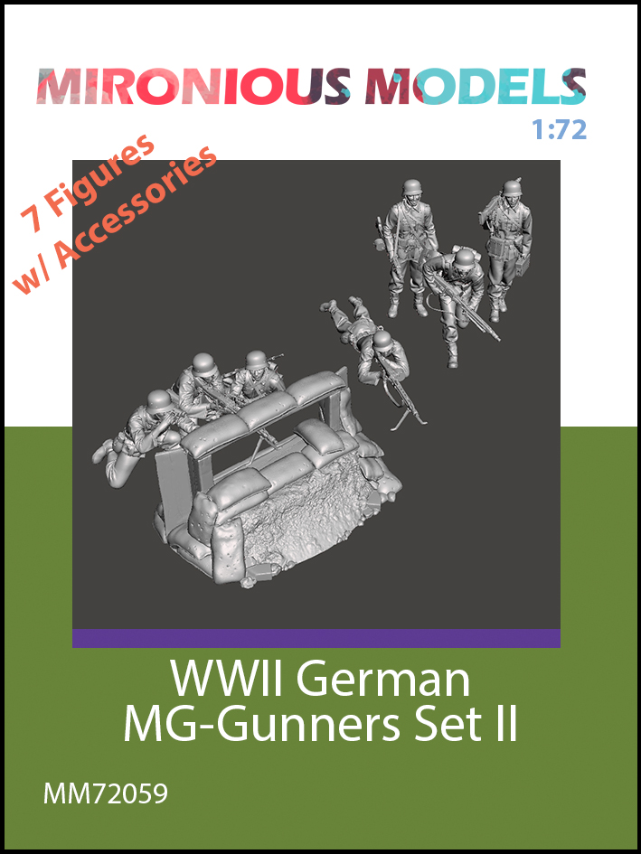 WW2 German MG42 team - set 2
