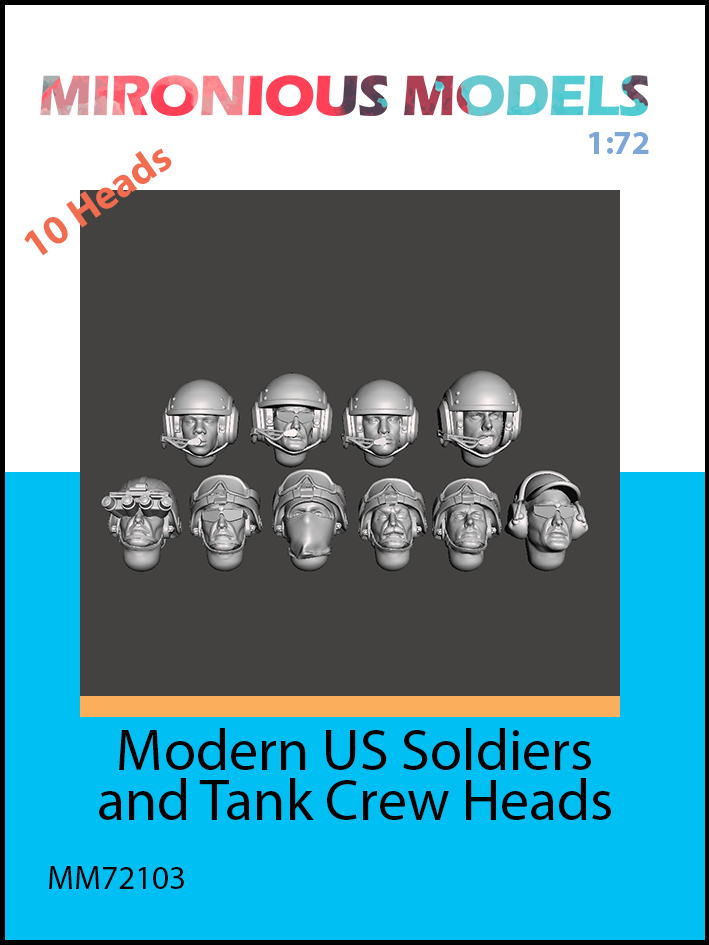 Modern US Soldiers and Tank Crew Heads