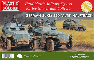 SdKfz 250 alte (3 kits with figures)
