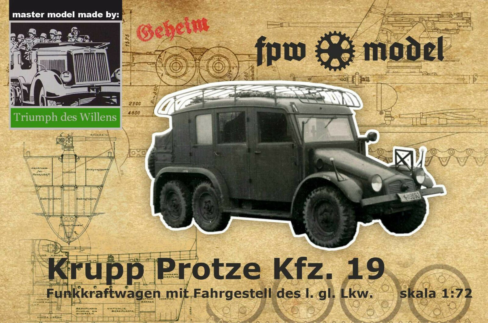 Krupp Protze Kfz.19 Funkkraftwagen