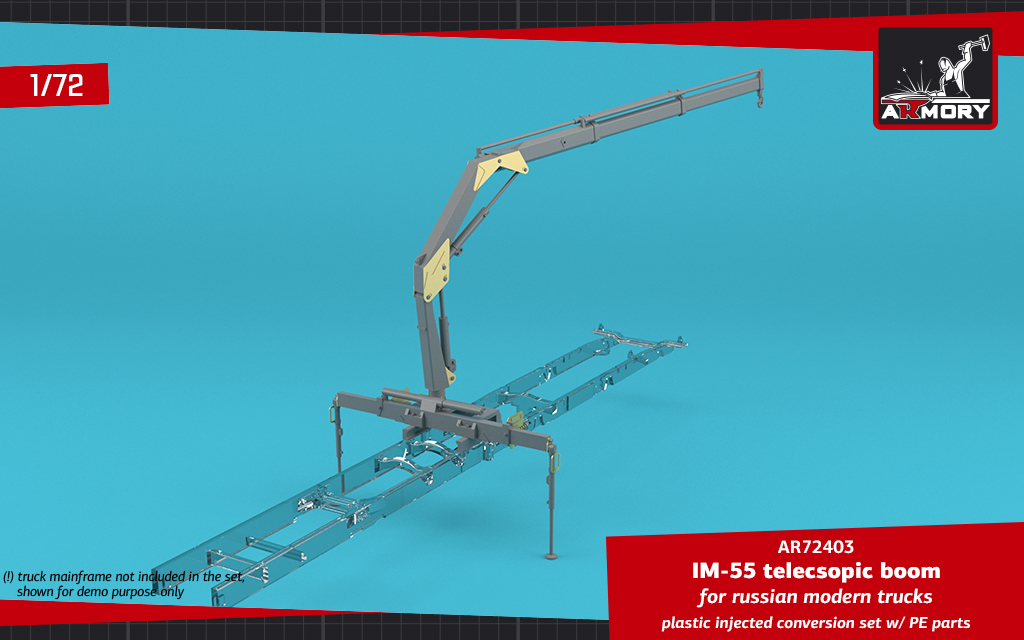 IM-55 telecsopic crane fro URAL / KAMAZ truck (ICM/AVD/ARM)