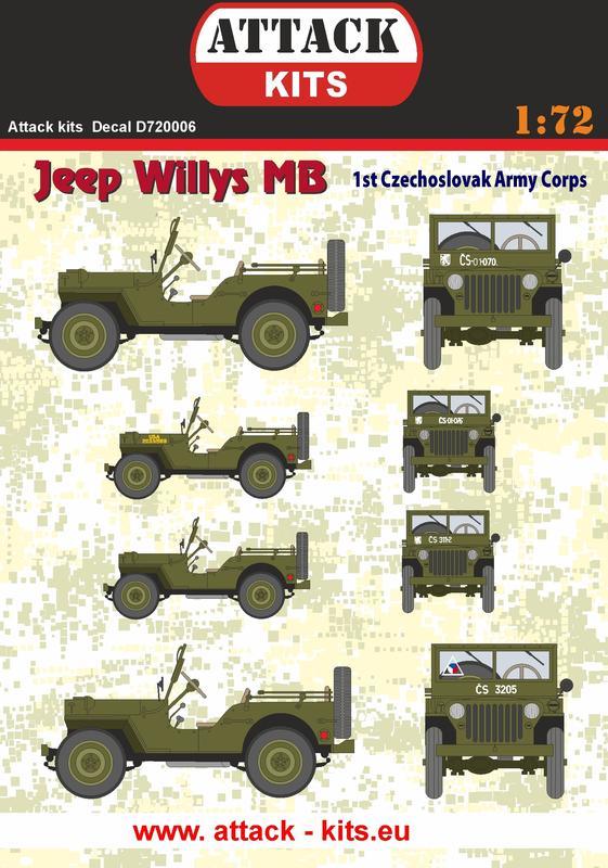 Jeep Willys MB in "1st Czechoslovak Army Corps" service