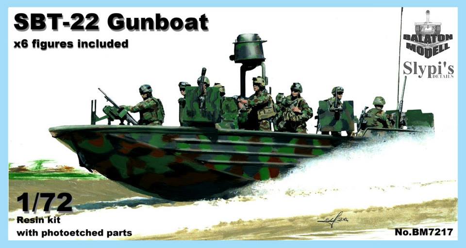 SBT-22 gunboat with crrew
