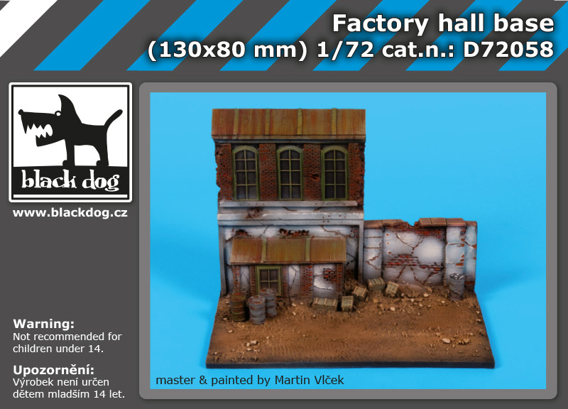 Factory hall base (130x80 mm) - Click Image to Close