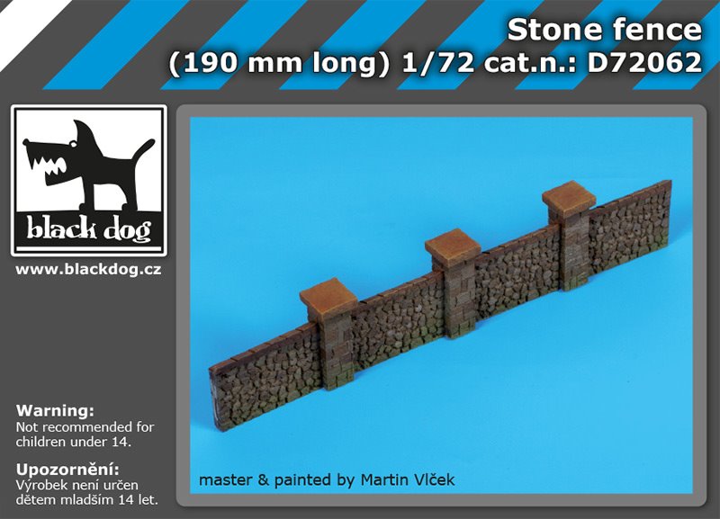 Stone fence (190 mm long) - Click Image to Close