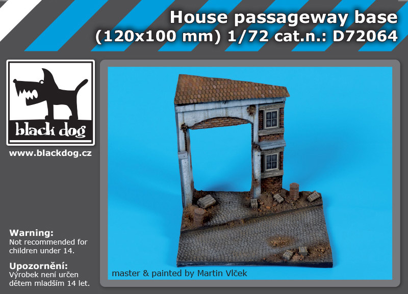 House passageway base (120x100mm) - Click Image to Close