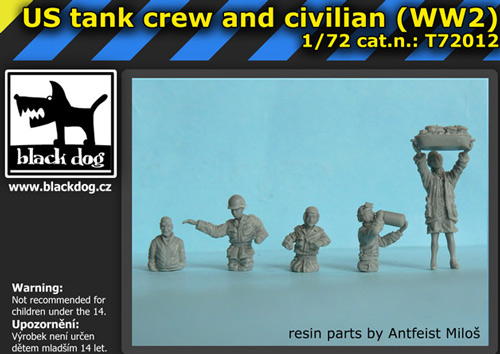 US Tank Crew & Civilian