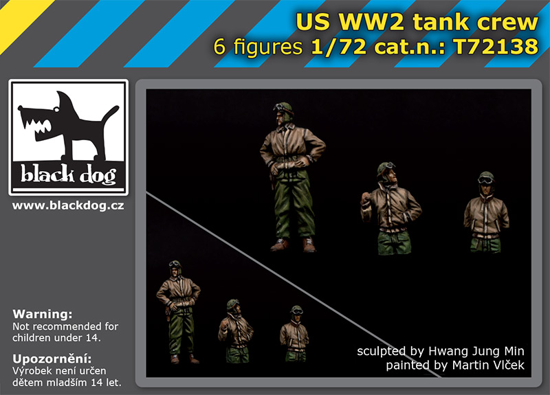 WW2 U.S. tank crew (2x3 fig.)