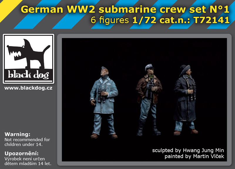 WW2 German U-boot crew - set 1 (2x3 fig.)