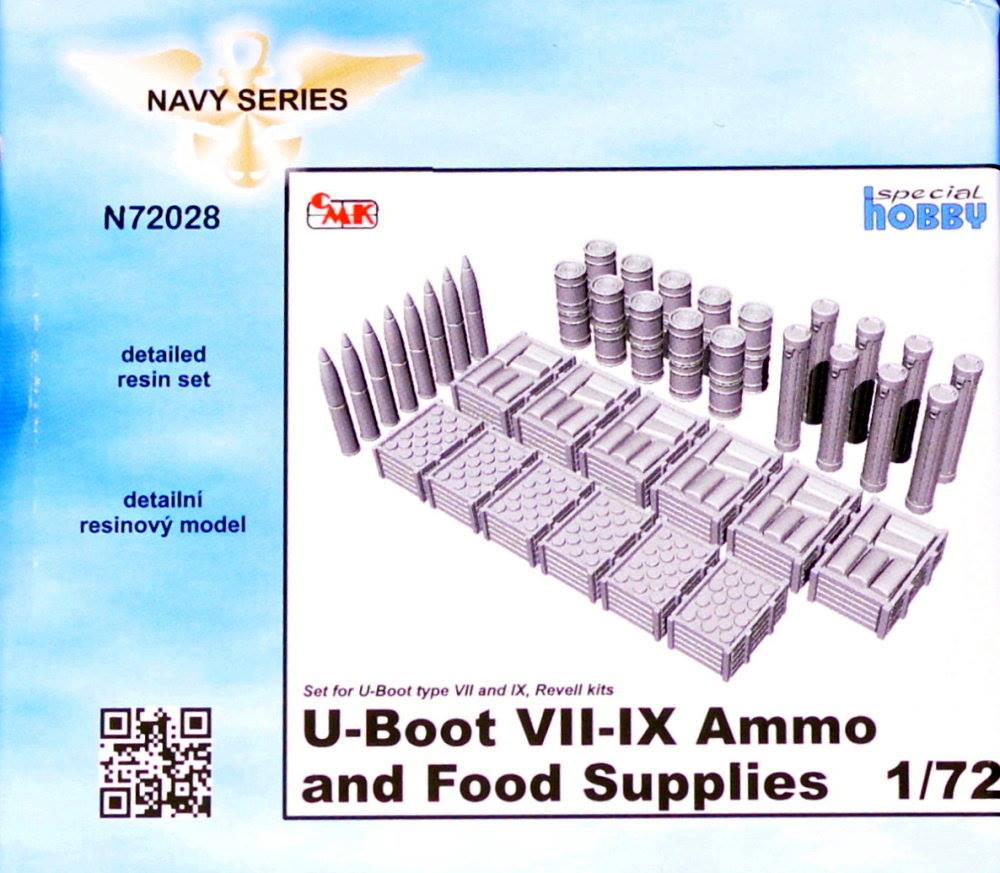 U-Boot typ VII/IX Ammo and Food Supplies