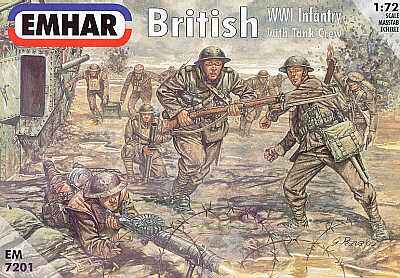 WW1 British Infantry & tank crew