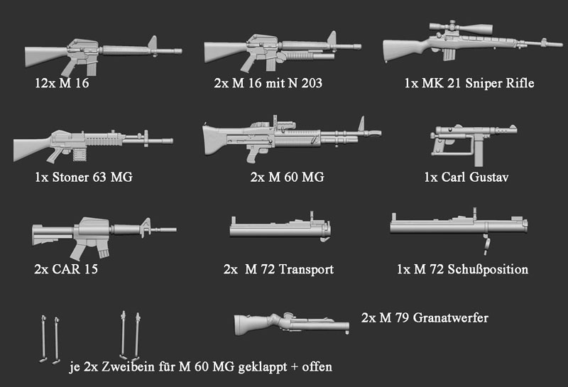 Cold War - U.S. weapons - set 1 - Click Image to Close
