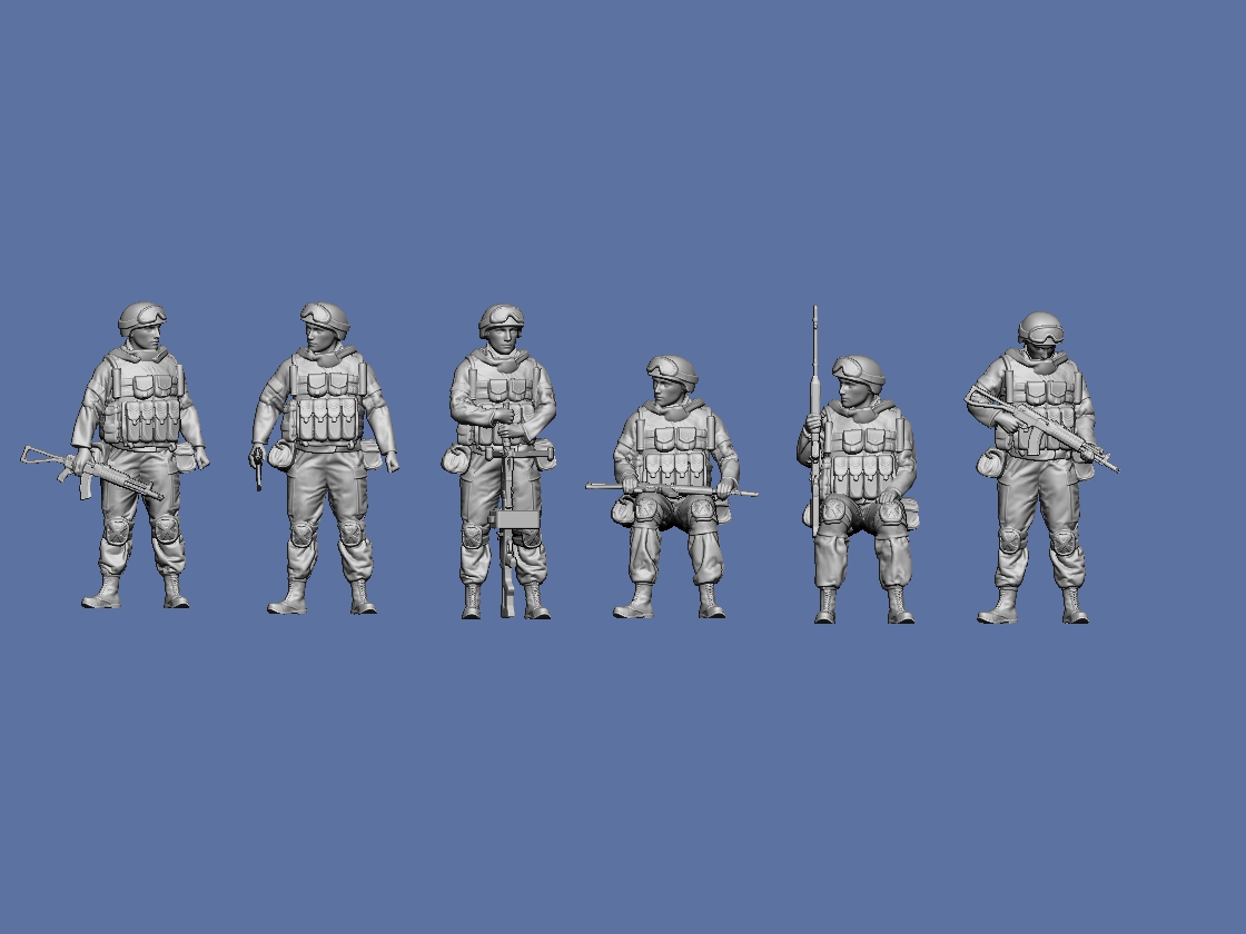 Russian soldiers - set 1