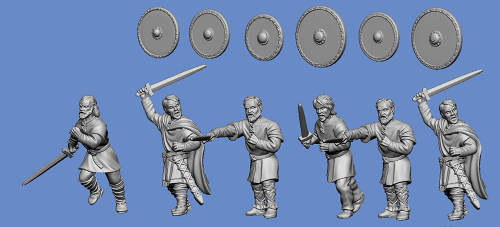 Hastings 1066 - Anglo-Saxon light infantry with sword