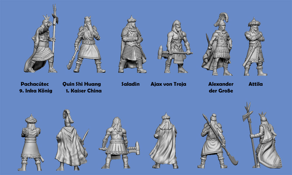 Military leaders of history - set 2