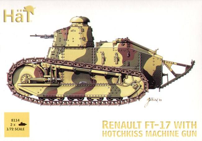 FT-17 Renault with Hotchkiss mg (2 kits)