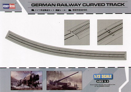 Curved railway Track