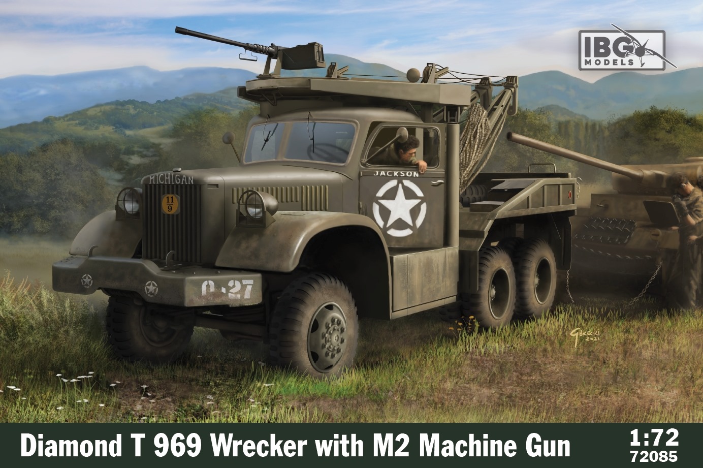 Diamond T 969 Wrecker with 0.5cal M2 Machine Gun