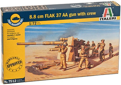 88mm Flak 37 AA Gun with crew