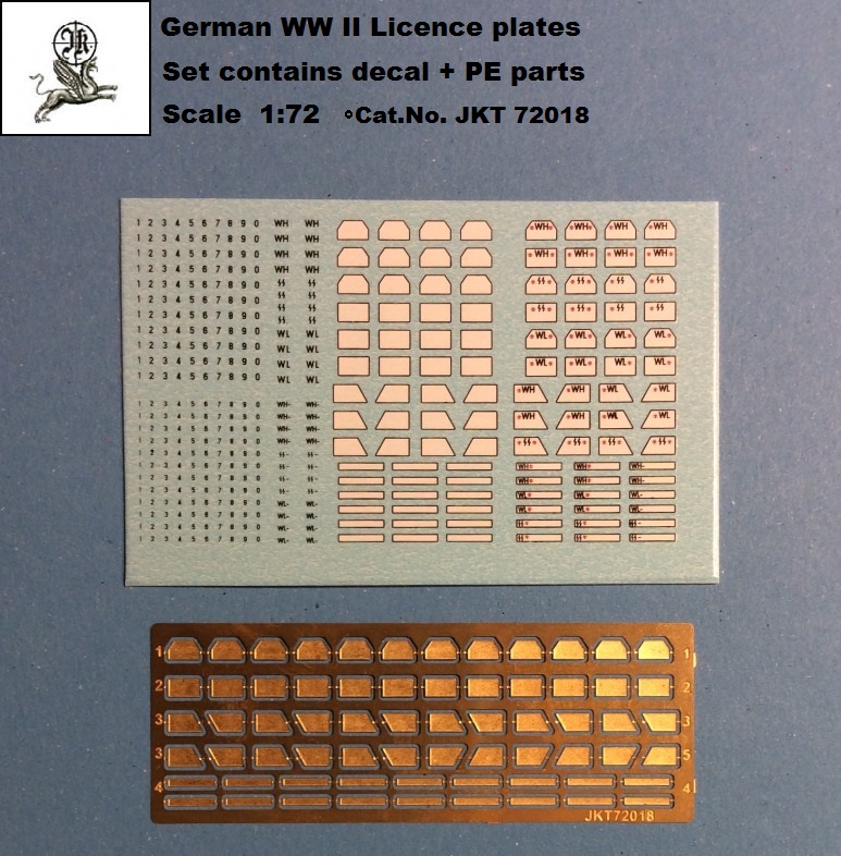 WW2 German Licence plates