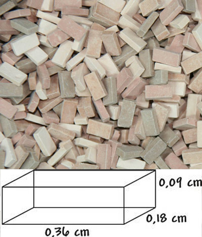 Bricks - terracotta mix (5000pcs)