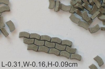 Paving-stones type V - dark grey (10000pcs)