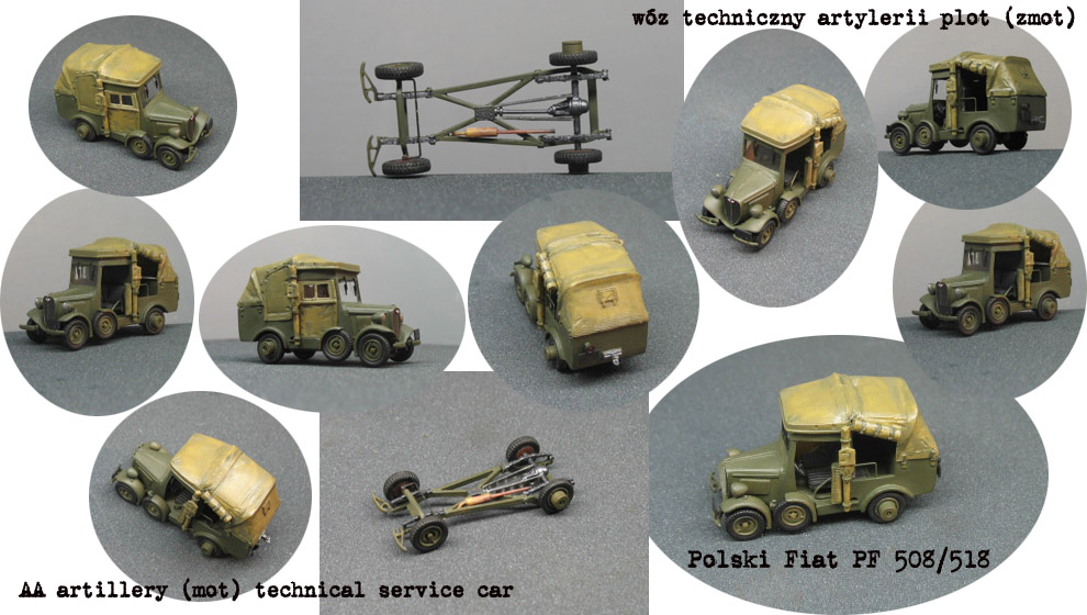 Polski Fiat 508/518 AA Artillery Technical Service (ver.1)