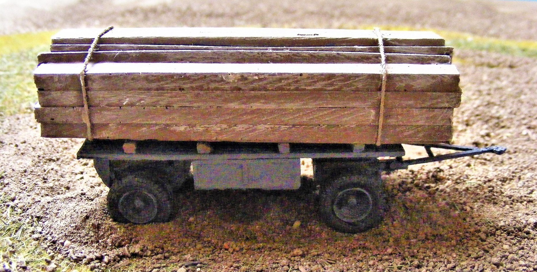 28m Nagelträgerbrücke Schwellenwagen 39