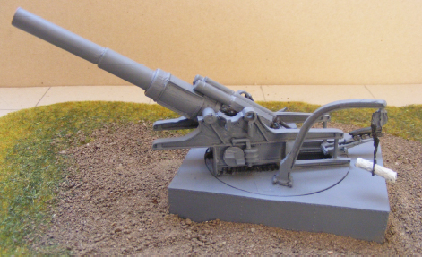 24cm Gun M16 in fire carriage (WH)