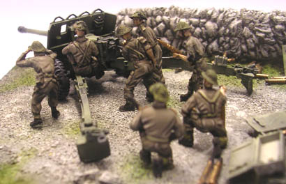 British Gun Crew for 17pdr. Anti-Tank Guns