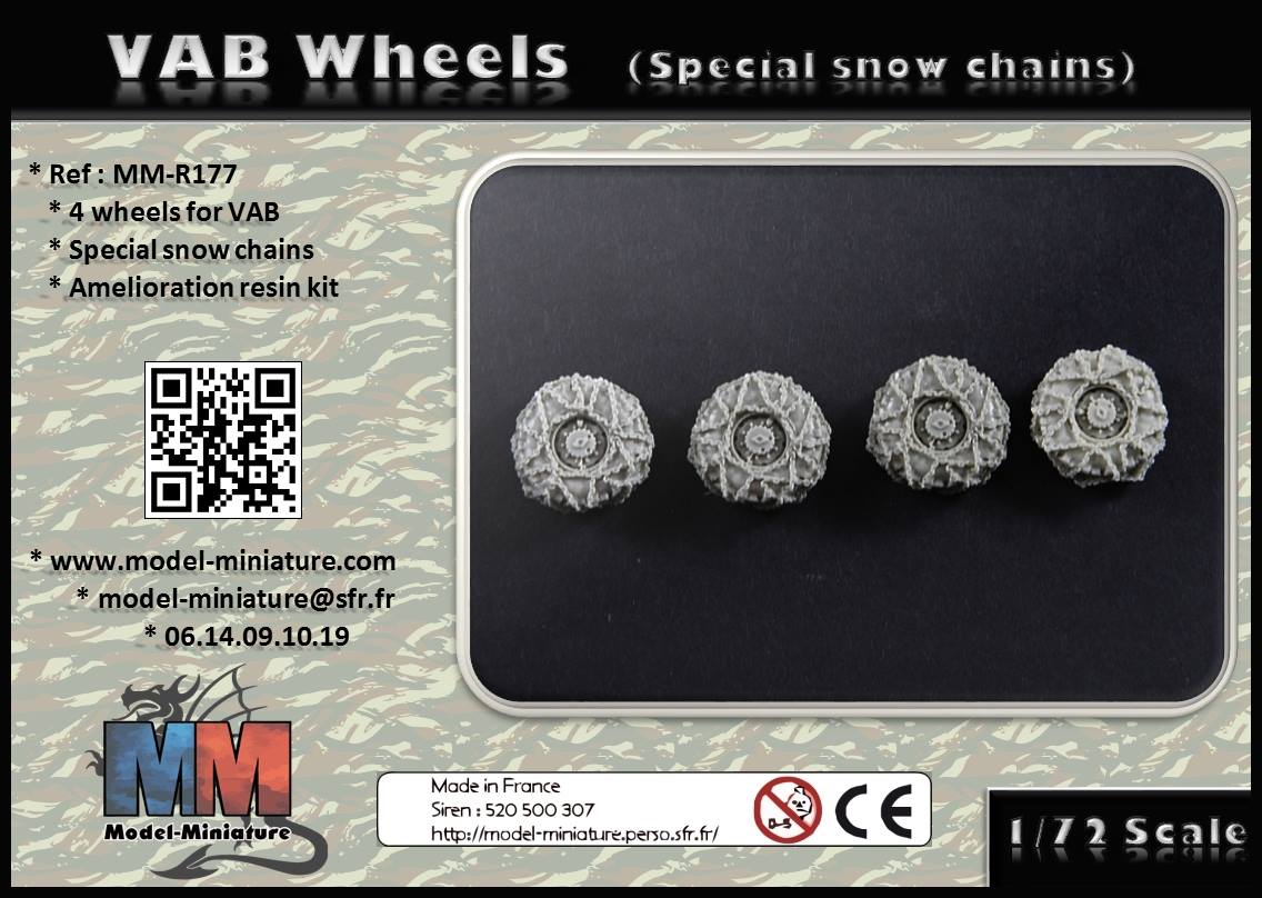 VAB wheels with chains