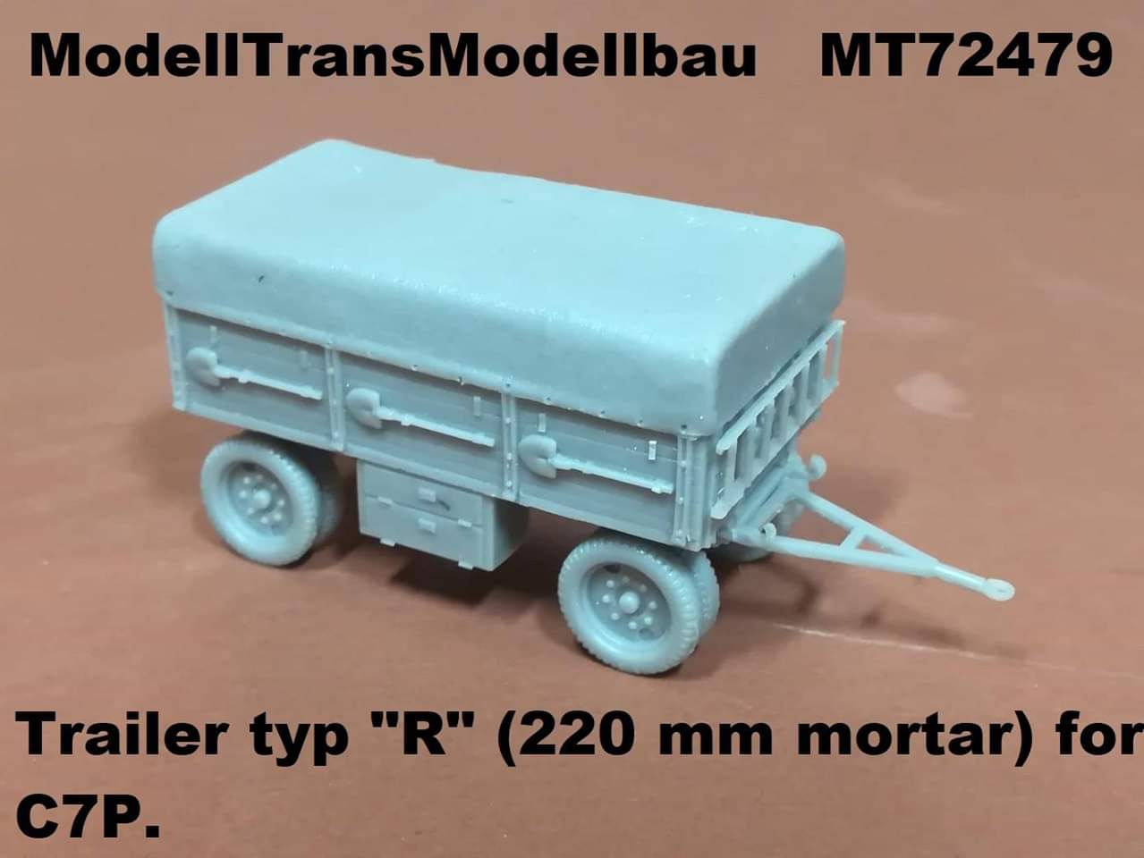 C7P trailer "R" for 220mm wz.32 Skoda mortar
