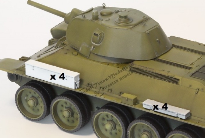T-34 & SU-85/100 tool boxes (4+4pc) - Click Image to Close