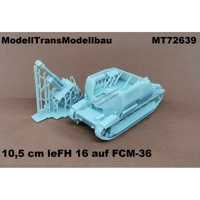 10.5 cm leFH 16 (Sf.) auf Geschtzwagen FCM 36(f)