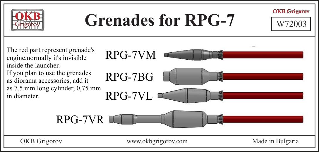 RPG-7 grenade (24pc) - Click Image to Close