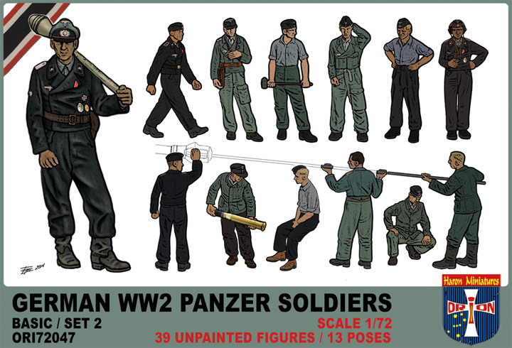 German panzer soldiers - set 2 - Click Image to Close